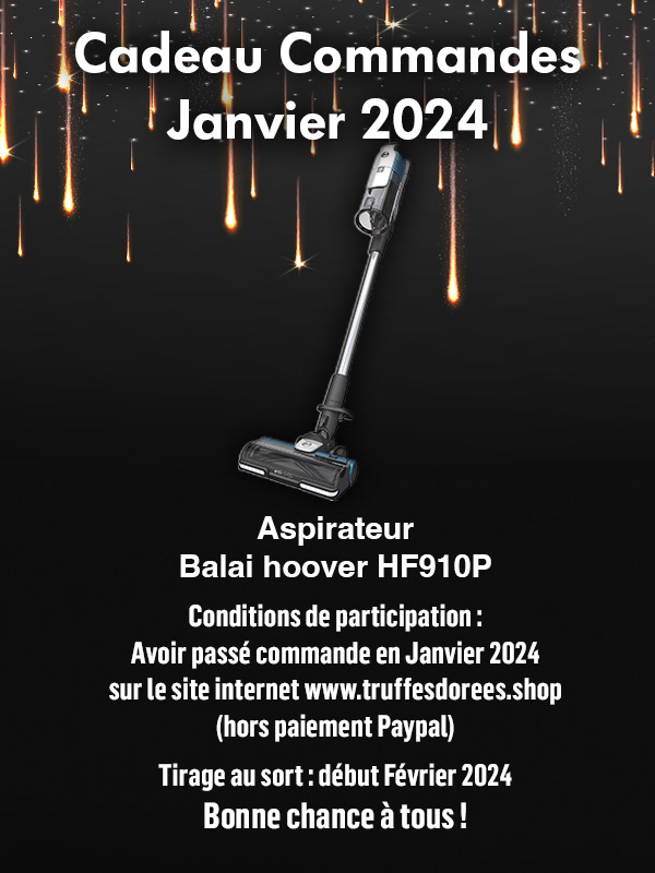 Jeu concours Truffes Dorées - Janvier 2024